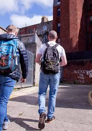 Members of the Law Engagement Assisted Recovery team on street outreach 